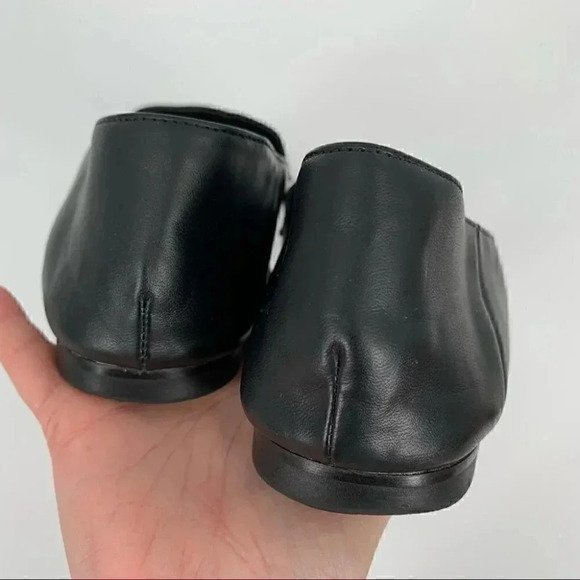 Jenn Ardor flats size 8 38.5 black faux leather horse bit convertible loafers - Picture 10 of 15